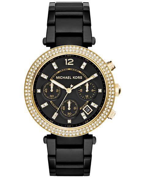 watch shop ladies michael kors|Michael Kors Watch women black.